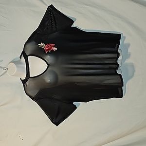 Brandy Blu sheer top